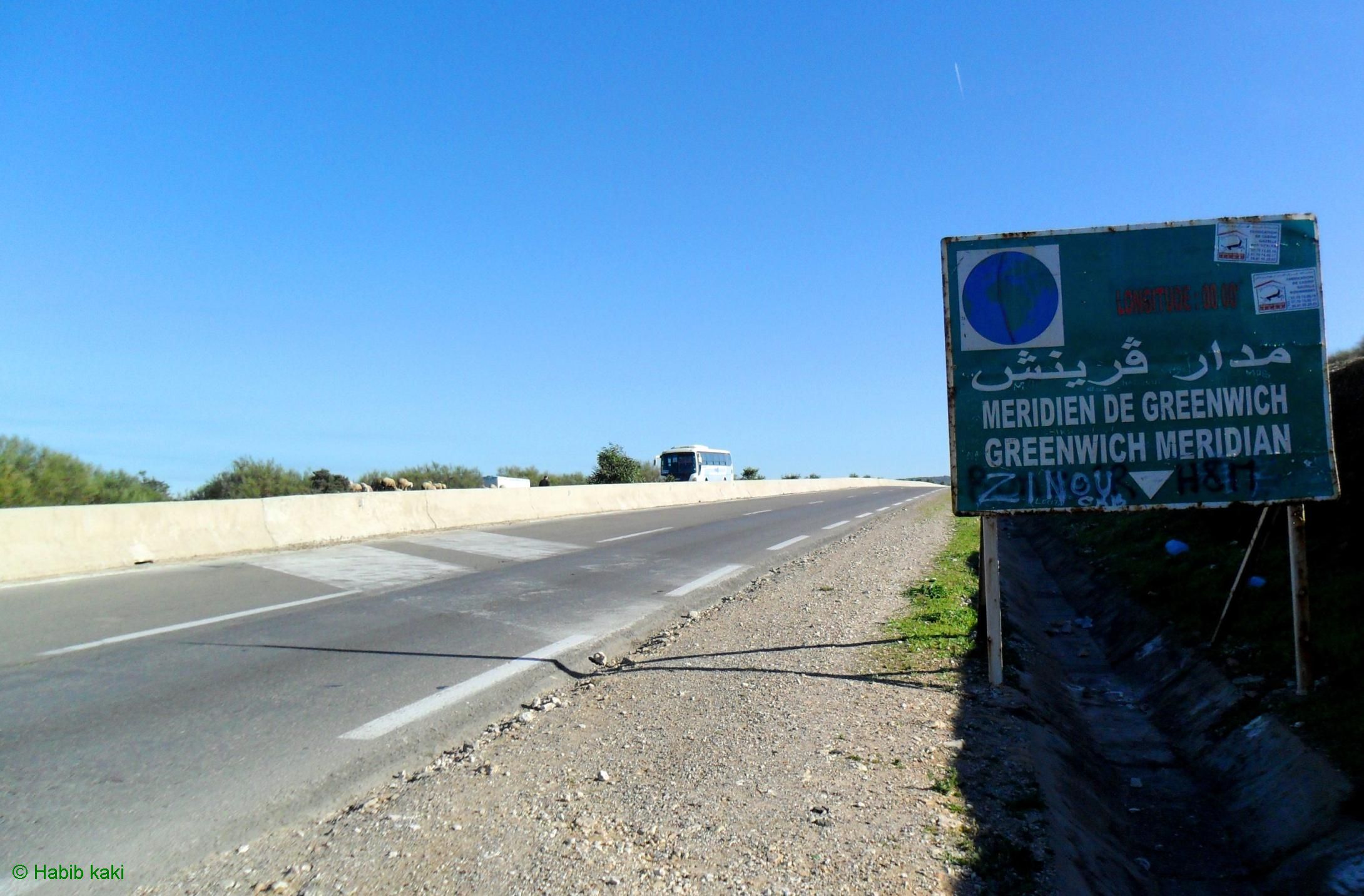 Greenwich Meridian Marker; Algeria; La Stidia